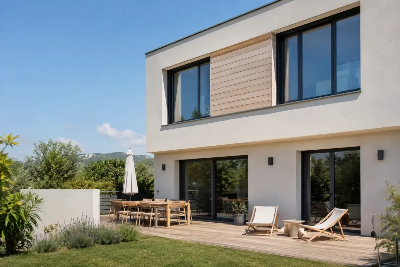 Maison passive protégée par la canicule à Saint-Jeannet à Nice